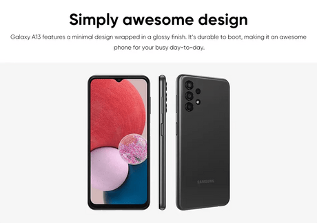 100% Original New Samsung Galaxy A13 Smartphone Exynos 850 Octa - core Android 12 5000mAh Battery 15W Fast Charging MobilePhone - Emart