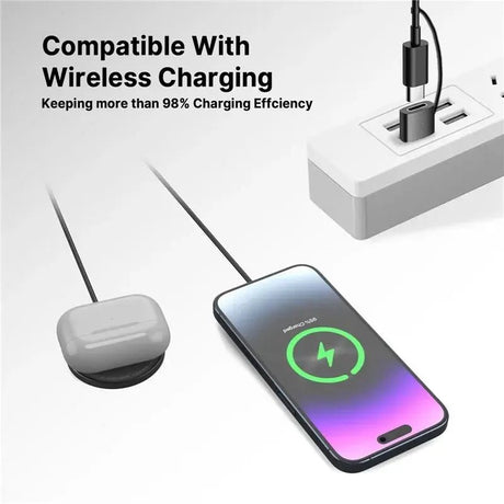 100W Magnetic Wireless Charger Pad USB + Type C For Magsafe iPhone 16 15 14 13 12 Pro Max Fast Charging Dock Station Chargers - Emart