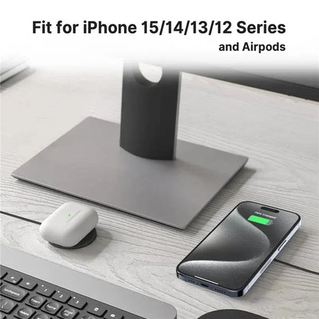 100W Magnetic Wireless Charger Pad USB + Type C For Magsafe iPhone 16 15 14 13 12 Pro Max Fast Charging Dock Station Chargers - Emart