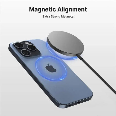 100W Magnetic Wireless Charger Pad USB + Type C For Magsafe iPhone 16 15 14 13 12 Pro Max Fast Charging Dock Station Chargers - Emart