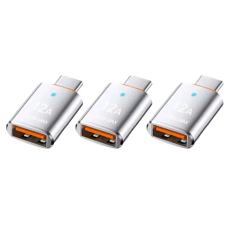 12A USB 3.0 OTG Adapter USB Male To Type C Female Connector Fast Data Transfer Adapters for Samsung Huawei Xiaomi Iphone Adapter - Emart