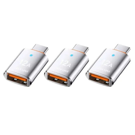 12A USB 3.0 OTG Adapter USB Male To Type C Female Connector Fast Data Transfer Adapters for Samsung Huawei Xiaomi Iphone Adapter - Emart