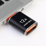 12A USB 3.0 OTG Adapter USB Male To Type C Female Connector Fast Data Transfer Adapters for Samsung Huawei Xiaomi Iphone Adapter - Emart