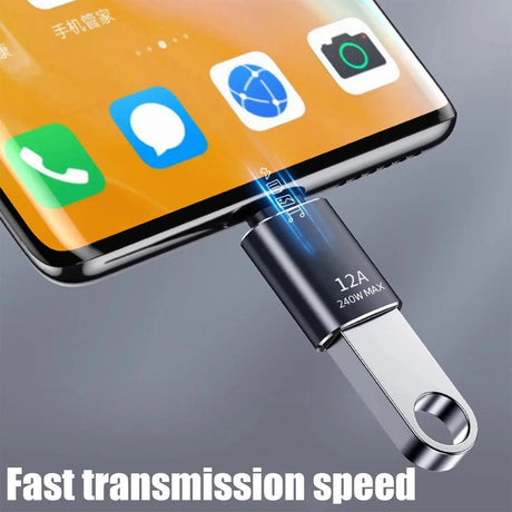 12A USB 3.0 OTG Adapter USB Male To Type C Female Connector Fast Data Transfer Adapters for Samsung Huawei Xiaomi Iphone Adapter - Emart