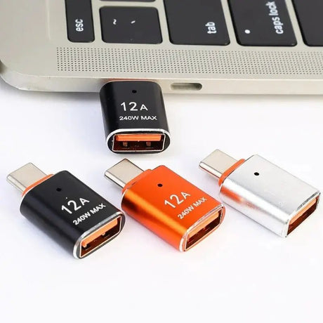 12A USB 3.0 OTG Adapter USB Male To Type C Female Connector Fast Data Transfer Adapters for Samsung Huawei Xiaomi Iphone Adapter - Emart