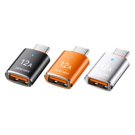 12A USB 3.0 OTG Adapter USB Male To Type C Female Connector Fast Data Transfer Adapters for Samsung Huawei Xiaomi Iphone Adapter - Emart