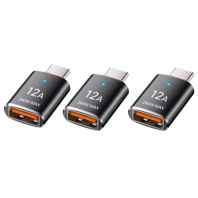 12A USB 3.0 OTG Adapter USB Male To Type C Female Connector Fast Data Transfer Adapters for Samsung Huawei Xiaomi Iphone Adapter - Emart