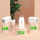150W 6 Ports Pd QC 4.0 Usb C Fast Charger Wall Adapter Super Fast Charging For Iphone Samsung Ipad Xiaomi Huawei Oneplus Oppo - Emart