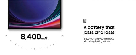 2023 New Samsung Galaxy Tab S9 WiFi Android Tablet 128GB Storage S Pen Included Unlocked 11'' AMOLED 2X Display 8400mAh Battery - Emart
