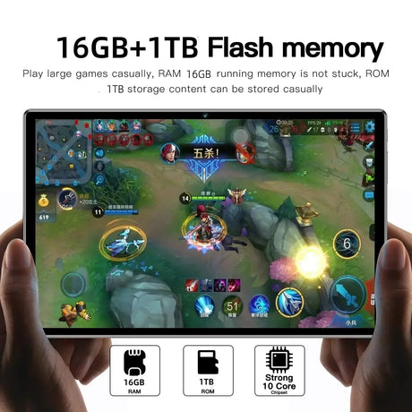 2024 Original Global Version Tablet Android Pad 15 Pro 16GB+1TB Snapdragon 870 Tablets PC 5G Dual SIM Card or WIFI HD 4K Mi Tab - Emart
