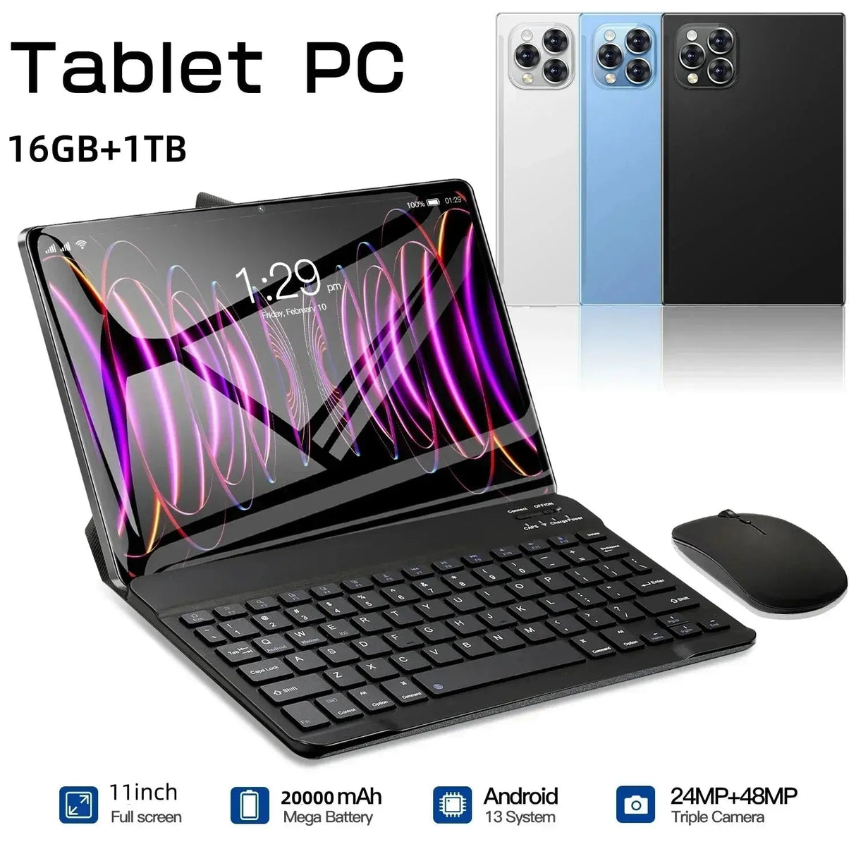 2024 Original Global Version Tablet Android Pad 15 Pro 16GB+1TB Snapdragon 870 Tablets PC 5G Dual SIM Card or WIFI HD 4K Mi Tab - Emart