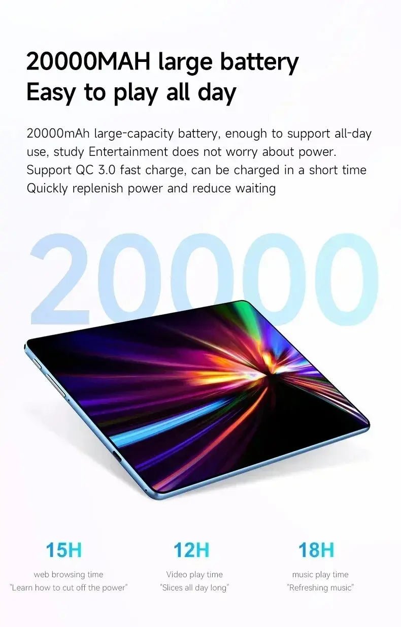 2024 Original Global Version Tablet Android Pad 15 Pro 16GB+1TB Snapdragon 870 Tablets PC 5G Dual SIM Card or WIFI HD 4K Mi Tab - Emart