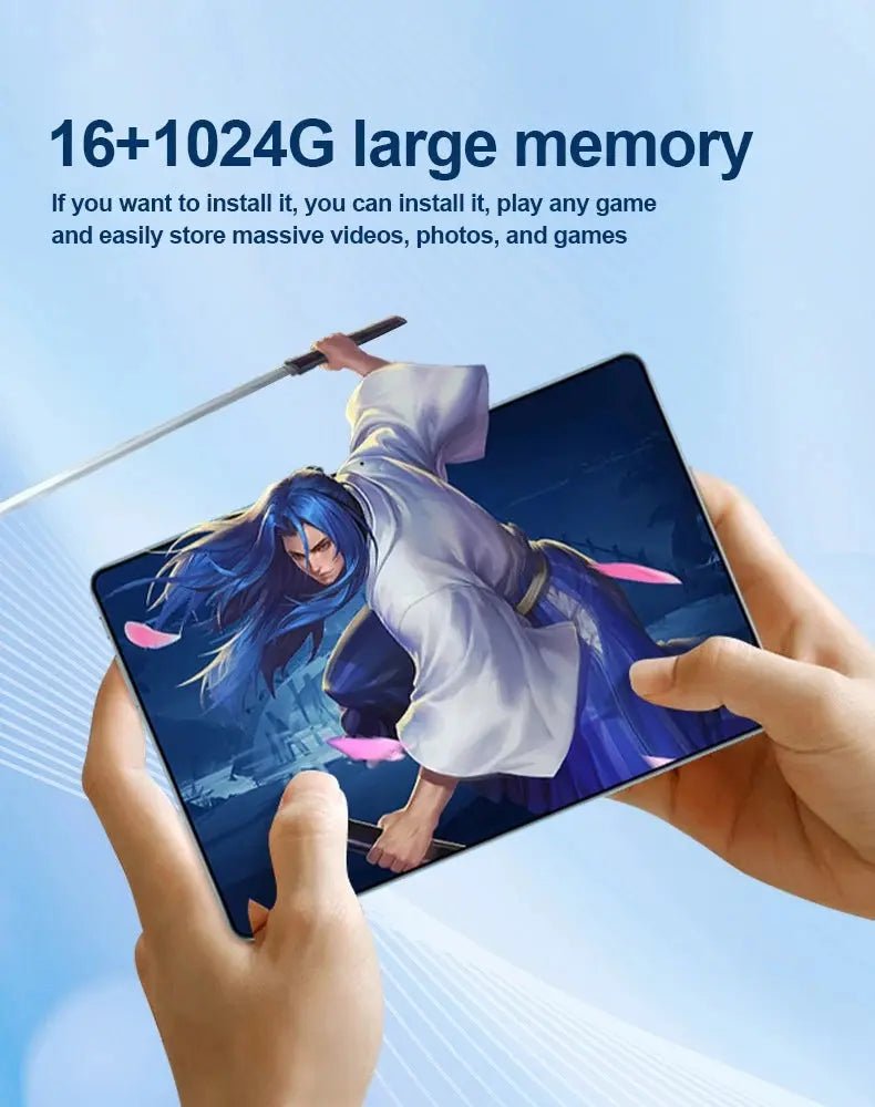 2025 Global version 10.1” Pad 7 ultra Tablet Android 12 Snapdgon 8 GEN2 5GWIFI 16GB RAM ROM Tablet 1000mAh WIFI Office Tablet - Emart