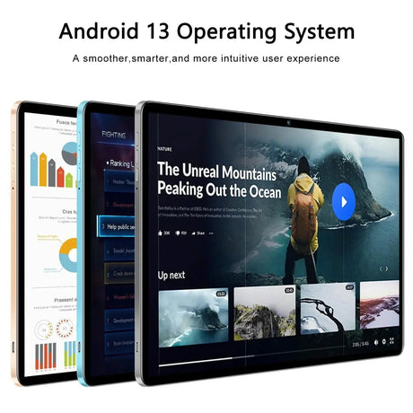 2025 Global version 10.1” Pad 7 ultra Tablet Android 12 Snapdgon 8 GEN2 5GWIFI 16GB RAM ROM Tablet 1000mAh WIFI Office Tablet - Emart