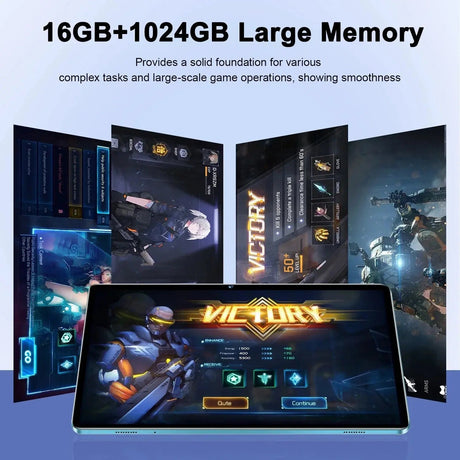 2025 Global version 10.1” Pad 7 ultra Tablet Android 12 Snapdgon 8 GEN2 5GWIFI 16GB RAM ROM Tablet 1000mAh WIFI Office Tablet - Emart