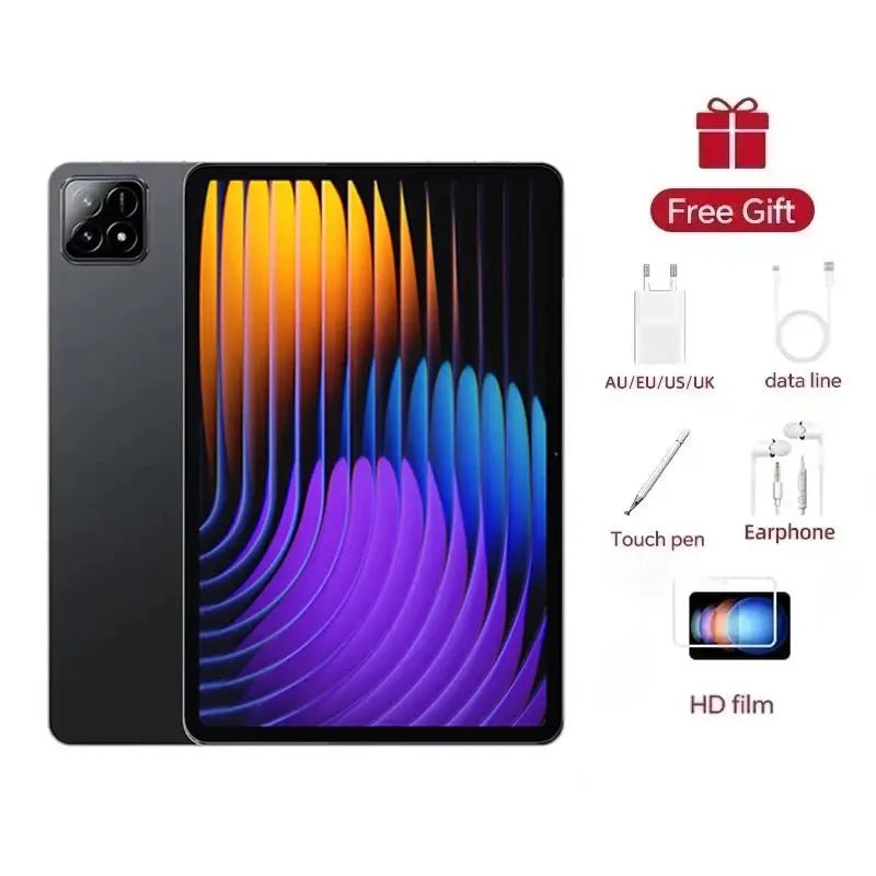 2025 New Original Pad 7S Pro Tablet 22GB+2TB Snapdragon 8 Gen 2 11inch Android 14 5G Dual SIM HD 4K WiFi GPS Tablet PC - Emart