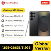 2025 New Samsung Galaxy S25 Ultra 5G Smartphone Snapdragon 8 Elite 6.9"120Hz Dynamic LTPO AMOLED 2X Display 200MP Quad AI Camera - Emart