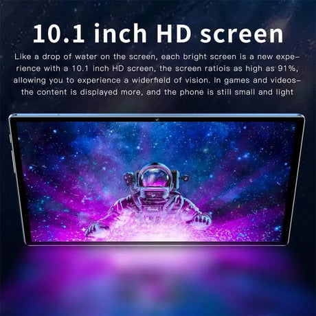 2025 New Tablet 10.1 Inch 12GB Ram 512GB Rom Android 14 Tablet PC Gamer Office Computer 7000mah 5G Dual SIM WIFI HD Full Screen - Emart