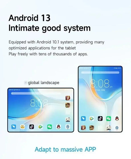 2025 Original Pad 8 Pro Tablet 10.1 inch Qualcomm Snapdragon 8 Gen2 10 Core Android 16GB+1024GB 10000mah 5G Dual SIM WIFI HD - Emart