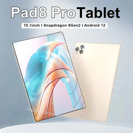 2025 Original Pad 8 Pro Tablet 10.1 inch Qualcomm Snapdragon 8 Gen2 10 Core Android 16GB+1024GB 10000mah 5G Dual SIM WIFI HD - Emart