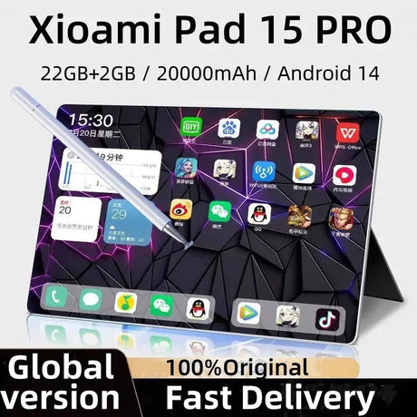 2025 Original XioaMi Pad 15 Pro Tablet Android14 Snapdragon888 11Inch HD 16GB+1TB 20000mAh 5G Dual SIM Bluetooth WiFi GPS Tables - Emart