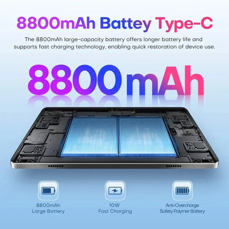 2025 Tablet pad 7 ultra Android 14.0 Brand New 11.0 inch 16GB RAM 1024GB ROM Tablets 48MP 8800mAh 10Core WIFI Bluetooth Network - Emart