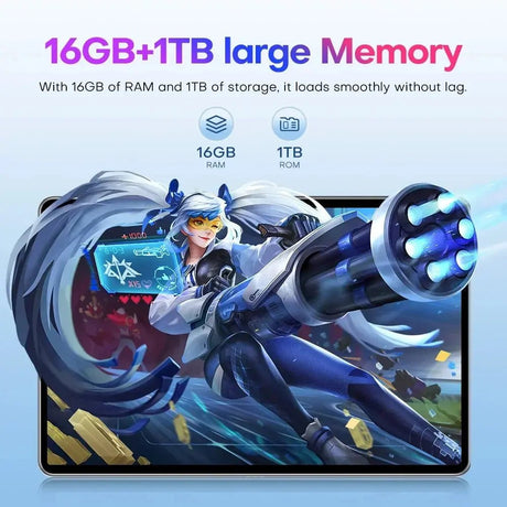 2025 Tablet pad 7 ultra Android 14.0 Brand New 11.0 inch 16GB RAM 1024GB ROM Tablets 48MP 8800mAh 10Core WIFI Bluetooth Network - Emart