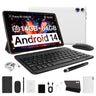 A7L 10.1 Inch Android 14 Tablet 14GB RAM 64GB ROM Octa-Core Processor HD IPS WiFi Protective Case Pen Keyboard Mice Headphone PC