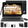 A7L 10.1 Inch Android 14 Tablet 14GB RAM 64GB ROM Octa-Core Processor HD IPS WiFi Protective Case Pen Keyboard Mice Headphone PC