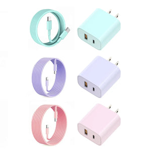 Spot mobile phone accessories pd20w fast charging A+C charging head