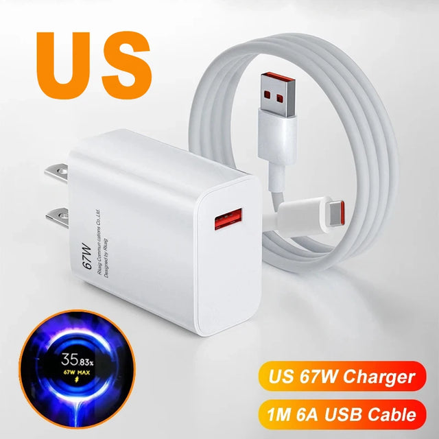 Turbo Charge Super Fast Charger EU Adapter