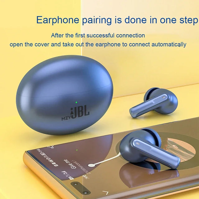 mzyJBL Wireless Bluetooth Earphone ANC+ENC Charging Headphones TWS HiFi Stereo Audio Noise Reduction Sports Earbuds With Mic
