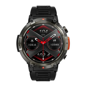 S100 KE3 Outdoor Smart Watch 1.45 Inch HD Large Round Screen Flashlight Information Push Sports Watch