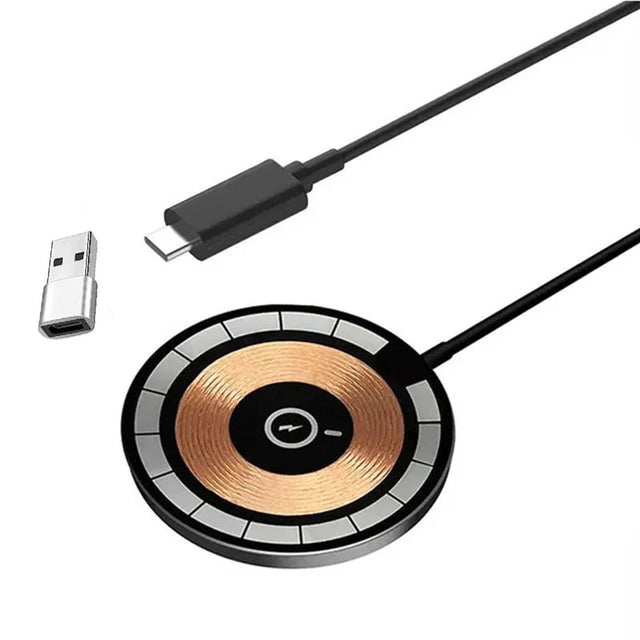 65W Magnetic Wireless Charger Pad Stand Macsafe For iPhone 14 13 12 Pro Max Airpods Pro USB C Fast Charging Station Chargers