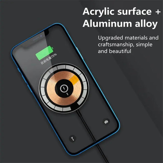 65W Magnetic Wireless Charger Pad Stand Macsafe For iPhone 14 13 12 Pro Max Airpods Pro USB C Fast Charging Station Chargers