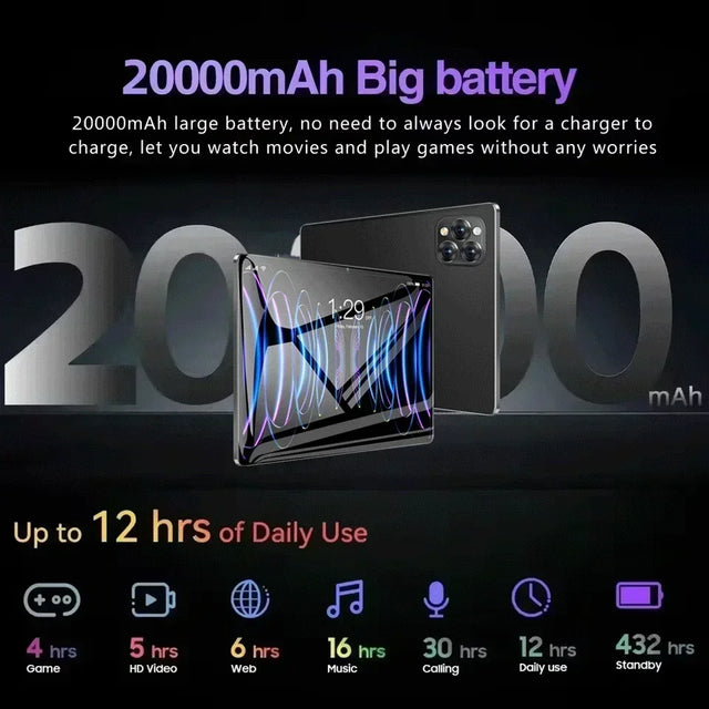 New Original Pad 15 Pro Tablet PC Android 14 Snapdragon 8 Gen2 Mi Tab 22GB+2TB Dual SIM 5G WiFi GPS Google Play HD Screen