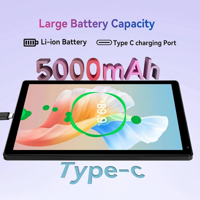 Android 15 Tablet 10.4 Inch Octa-Core Processor 16GB RAM 128GB ROM 1TB