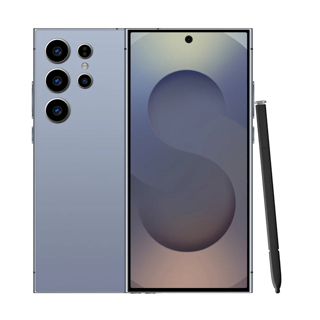 2025 HOT S26 Ultra 7.3inch HD Global Edition Original Smart Dual Card 8000mAh Battery Facial Recognition Function