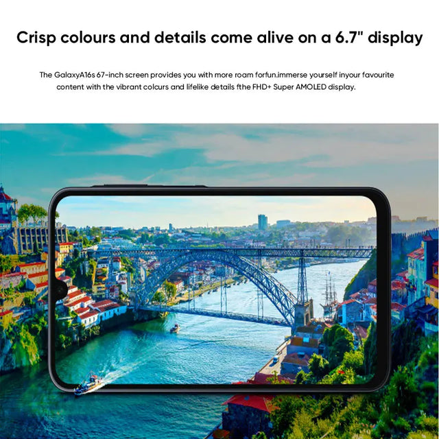 Global Version Samsung Galaxy A16 4G Smartphone Mediatek Helio G99 6.7" Super AMOLED Display 50MP Triple Camera 5000mAh Battery