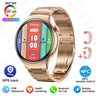 2025 New Lady Fashion Smart Watch women AMOLED HD Screen GPS Sport Heart Rate Bluetooth Call Waterproof Outdoor Smartwatch Women