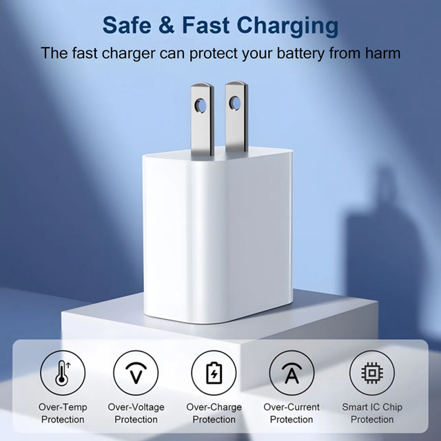 40W USB C Fast Charger For iPhone 14 13 12 11 Pro Max XS iPad USB Type C Fast Charging Data Cable Phone Accessories Charger Set