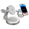 Phone Charger Stand Anti-Skid Magnetic Charger Charging Dock Zinc Alloy Phone Watch Charging Stand With 360 Rotation Design