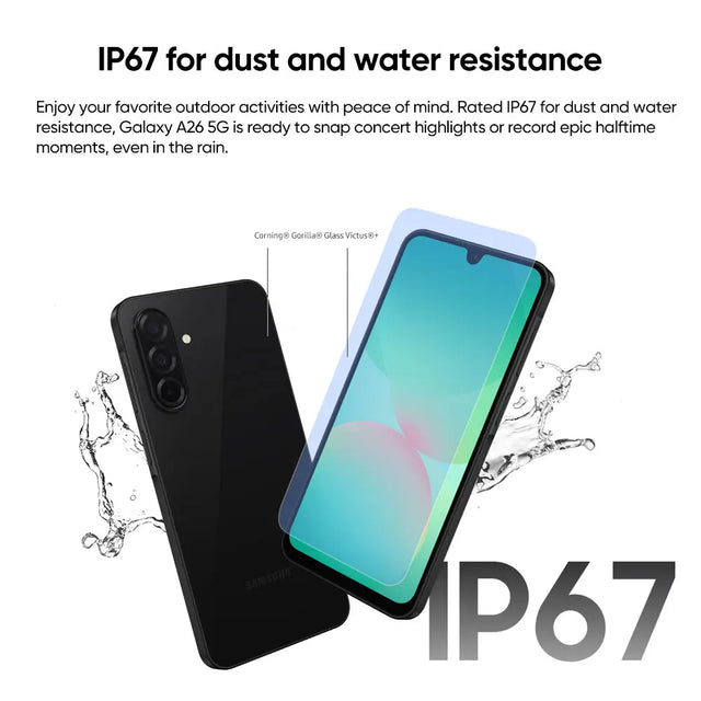 Global Version Samsung Galaxy A26 5G Smartphone Exynos 1380 6.7'' 120Hz Super AMOLED Display 50MP OIS Camera 5000mAh Battery