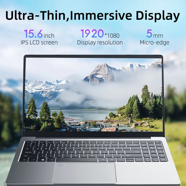 Markut Laptop 15.6 Inch Portable Notebook With Intel CPU I7-1165G7 IPS 32GB 2T SSD 1920*1080 FHD Display Laptop- German Keyboard