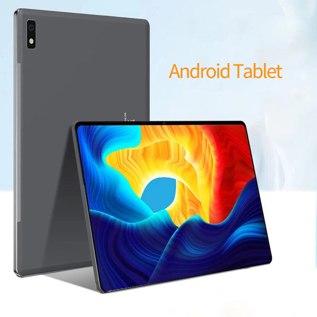 Slim Metal 10.1 Inch Android Tablet with Octa Core 8GB RAM 256GB ROM Dual SIM