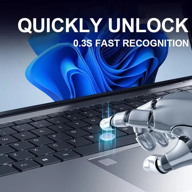 15.6" Intel Core i7 8500Y Windows 11 Pro Laptops Fingerprint unlock 16GB RAM 1TB SSD Office Gamer Study notebook Computer PC