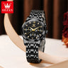 OLEVS Watches Woman 2858 New Multifunctional Quartz Wristwatch Waterproof Watches For Woman Set Bracelet Watch Original Reloj