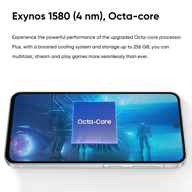 Global Version Samsung Galaxy A56 Exynos 1580 5G Smartphone 6.7" Super AMOLED 120Hz Display 50MP Camera 5000mAh 45W Fast Charge