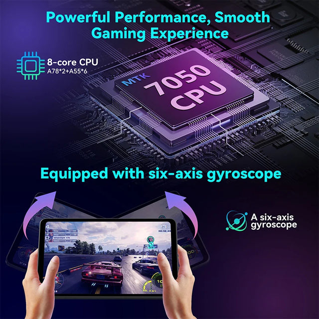 Headwolf FPad7 8.4inch Tablet Android14 MTK Dimensity 7050 CPU 2560x1600 I