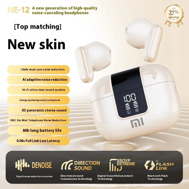 Original XIAOMI Pro13 Wireless Headphones Bluetooth Headset Charging Noise Reduction Earphones Led Display Game Earbuds With Mic
